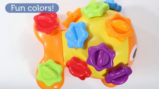 Развивающая игрушка "Рыбка Финн", Learning Resources (Finn the Fine Motor Fish) смотреть онлайн