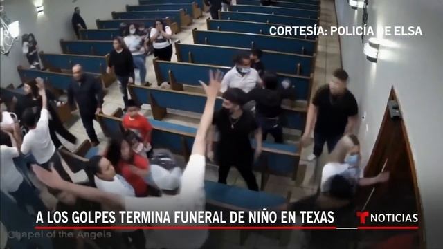Funeral de un niño de 3 años termina en pelea en Texas | Noticias Telemundo смотреть онлайн