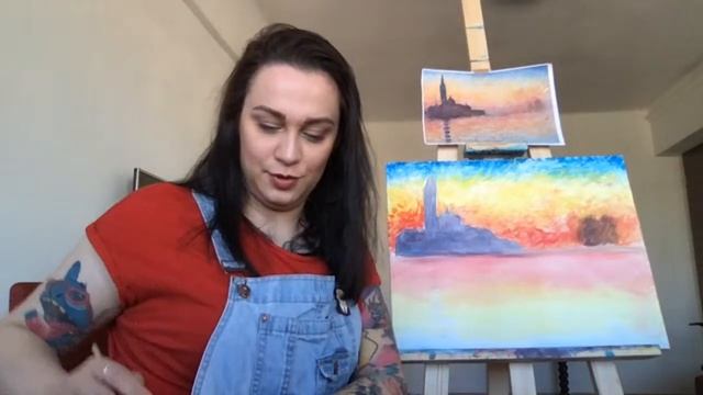Claude Monet - Benátky - Maľujeme s PaintPeople смотреть онлайн
