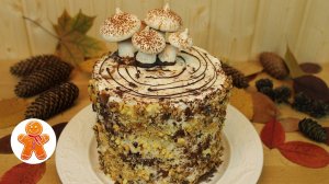 Сметанный торт "Трухлявый пень"