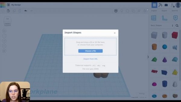 Designing in Tinkercad