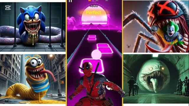 Червь-паук 🆚️ СОНИК БЫВШИЙ ПОЖИРАТЕЛЬ 2 🆚️ SPIDERMAN.EXE