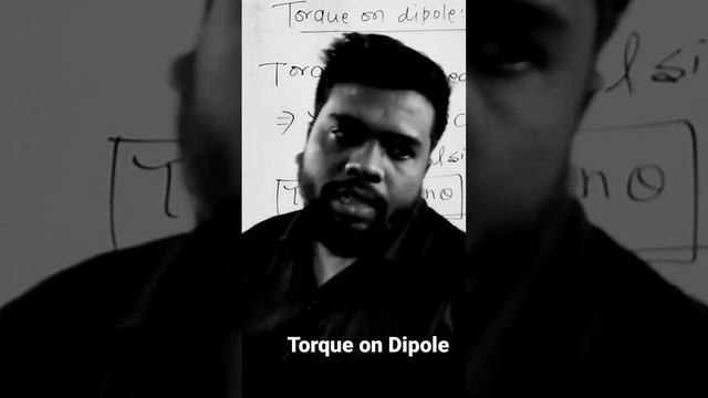 Torque On Electric Dipole In Electric Field#physics Pathshala #dheeraj Sir#xii Physics!!
