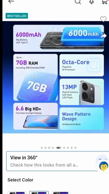 Infinix SMART 7 (Emerald Green, 64 GB) (4 GB RAM) #vivo #infinix #trending #youtubeshorts смотреть онлайн