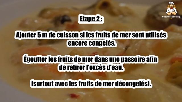 Recette : Cassolette de fruits de mer смотреть онлайн