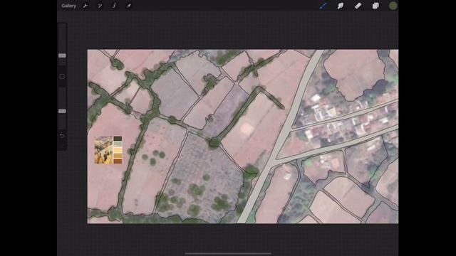 Create your own Color Themed Map using Procreate | Ipad Pro Tutorial for Architectural Presentation смотреть онлайн