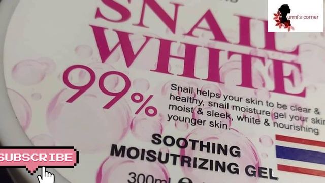 ROUSHUN Thailand SNAIL whitening 99% soothing gel review in bangla।। смотреть онлайн