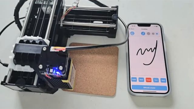 EasyThreed APP iOS video for laser engraver смотреть онлайн