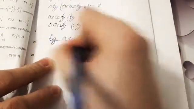 Tərs triqonometrik funksiyalar. test toplusu смотреть онлайн