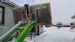 Снеговой большой ковш для минипогрузчика