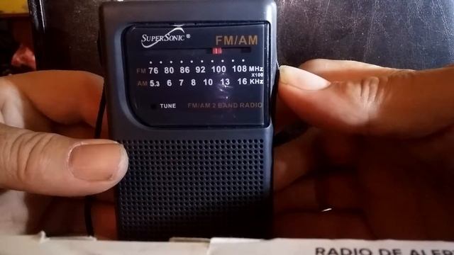 SUPERSONIC POCKET RADIO SC-1105 смотреть онлайн