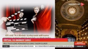Gənclər Kitabxanasında Milli Teatr Günü münasibətilə virtual və ənənəvi sərgi