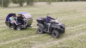 Прицеп для квадроцикла 4х местный