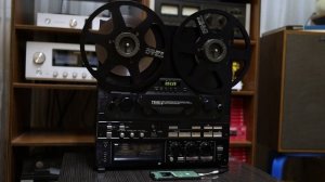 TEAC X 2000M Простой тест, полностью исправного магнитофона