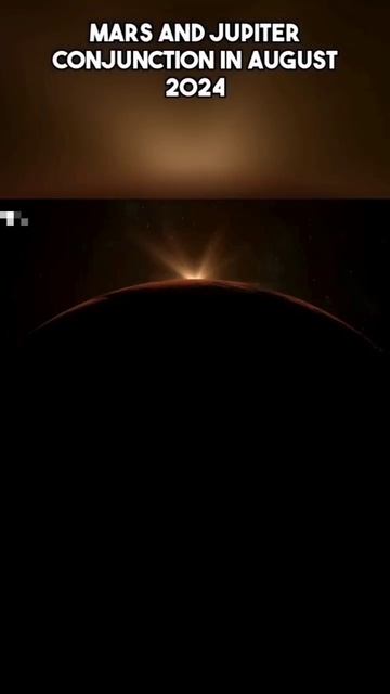 Mars and jupiter conjuction#shorts смотреть онлайн