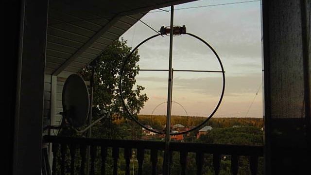 Испытание Magnetic Loop антенна от UA3APA (Свечение днем) смотреть онлайн