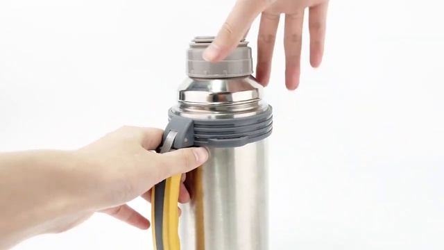 1000ML Double Wall Insulated Stainless Steel Thermo Sport Drink Vacuum Travel Pot HS-1939 смотреть онлайн