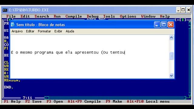 Instalação e Patch Turbo Pascal 7 смотреть онлайн