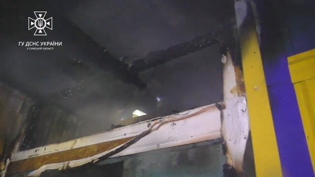 На Сумщині вогнеборці оперативно ліквідувавши загоряння в магазині, запобігли масштабній пожежі