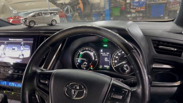 Toyota Vellfire Alphard Remote Start. Штатный автозапуск Toyota