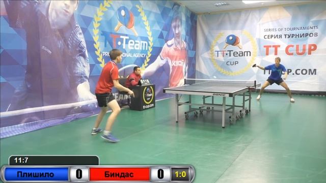 Игра за 3 место. Плишило - Биндас. 13 октября 2016. TT Cup смотреть онлайн