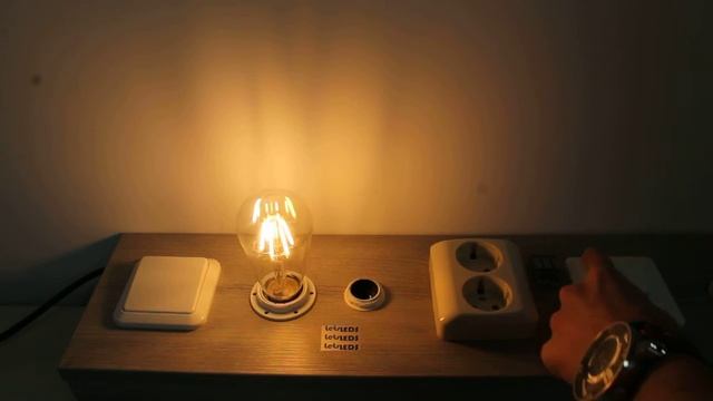 LED filament E27 6Watt dimbaar Edison смотреть онлайн