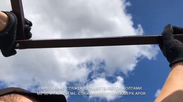 Монтаж автонавеса Талисман 3*2 м Тосненский завод теплиц смотреть онлайн