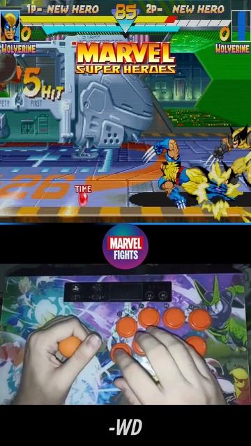 Combo do Wolverine no Marvel Super Heroes - executado por White-doctrine смотреть онлайн