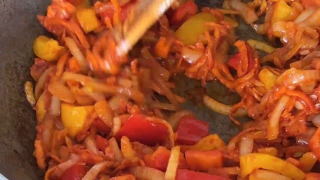 Курица с овощами и фасолью | Chicken with vegetables and beans смотреть онлайн
