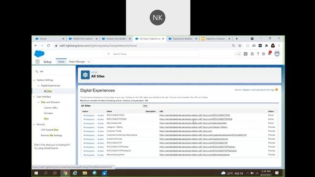 Salesforce Customer Community - Einstein Bot