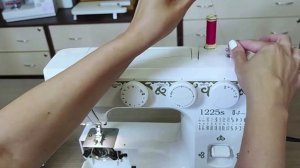 Janome 1225s.  Намотка нити на шпульку