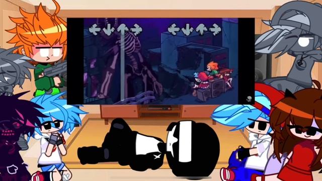 Fnf Crossover react to: Vs Evil Tankman. (By PhantomFearYT) смотреть онлайн