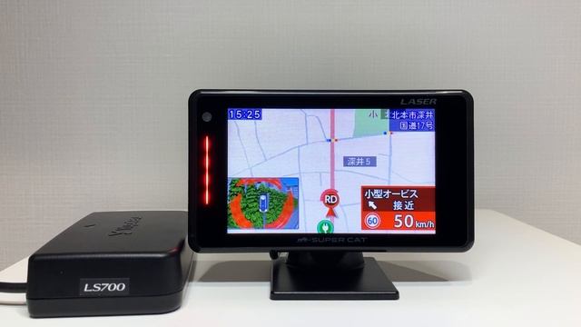 ユピテル　LS700　デモモード 　2019年モデル　レーザー＆レーダー探知機