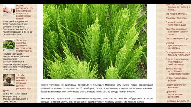 Без кремния нет здоровья! смотреть онлайн