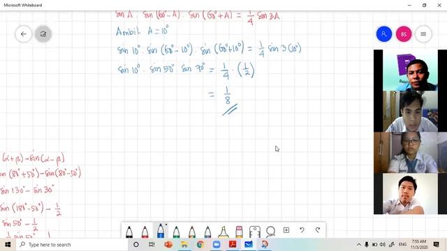 Pembelajaran Zoom 3 Nov 2020 Matematika Peminatan XI MIA 1 смотреть онлайн