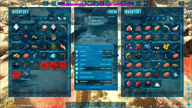 Giga Taming With Tek Armor! 115 Giga Episode 9 [Ark Extinction]
