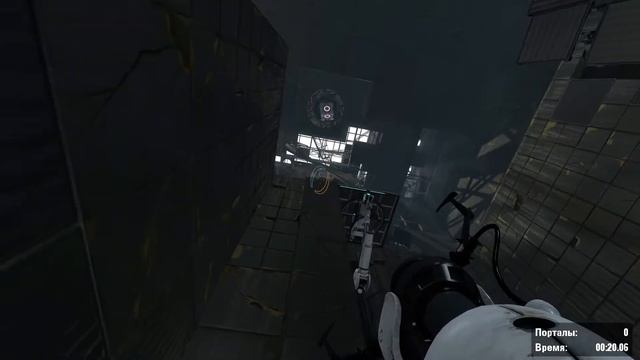 Portal 2. Режим испытаний. Эконом порталов. смотреть онлайн