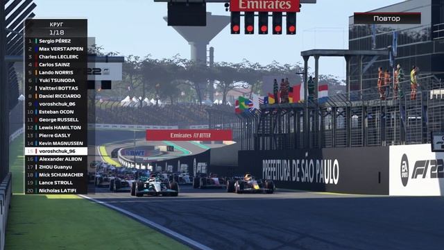 Финал сезона! - F1 22 Co-Op Career #21 - Grande Prêmio do Brasil смотреть онлайн