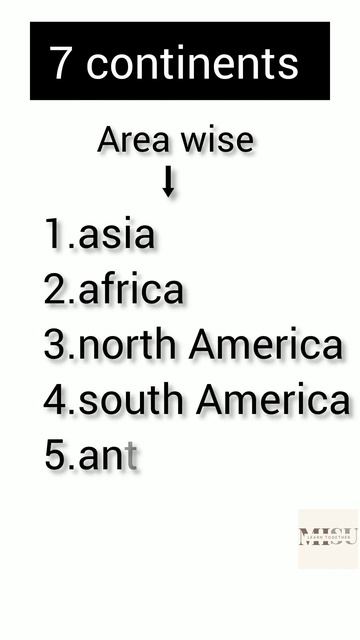 area wise continents.which is largest continent? смотреть онлайн