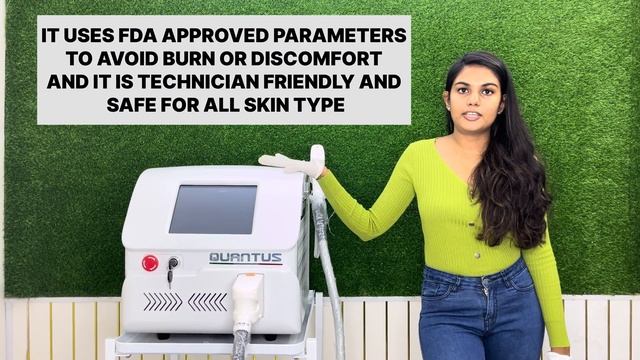 Quantus Trio Fda Approved Diode Laser Hair Reduction Machine Explanation and Demonstration смотреть онлайн
