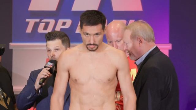 Janibek and Dignum Make Weight, Interim World Title Fight Official Sat Night on ESPN and ESPN+ смотреть онлайн