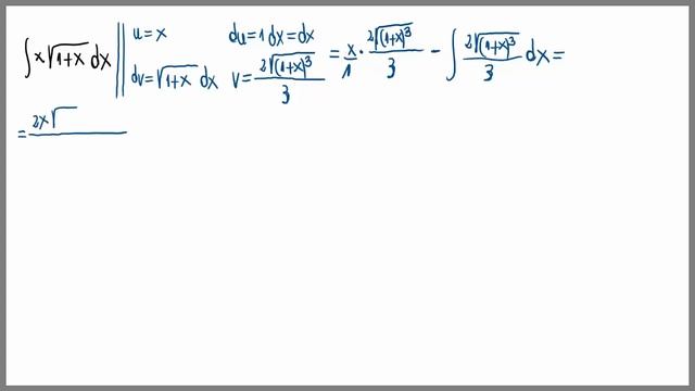 INTEGRALES por PARTES, integral de un polinomio por la raíz de un polinomio