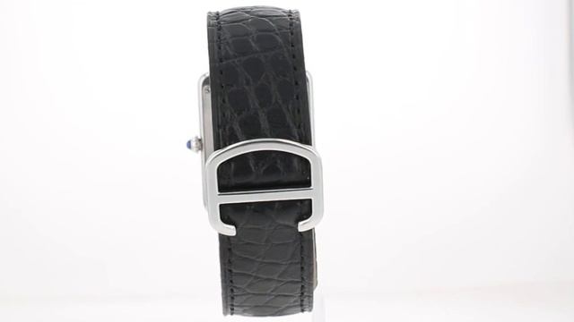 Cartier Tank Solo Pre Owned Watch Ref 3169 смотреть онлайн