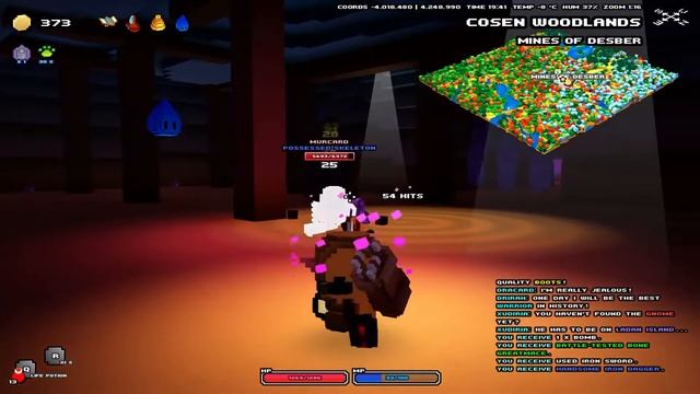 Cube World Тайна Шахтёрского лабиринта!!! Приключения и новое оружие смотреть онлайн
