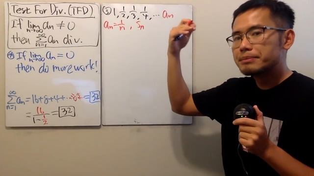 11.2 (part 2) Intro To Infinite Series (Geometric, Test For Divergence, Harmonic, Telescoping)