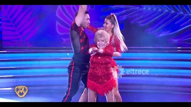 ¡NO HAY EDAD PARA BAILAR! Cande Ruggeri bailó con su abuela Alicia salsa de a tres a pura emoción смотреть онлайн