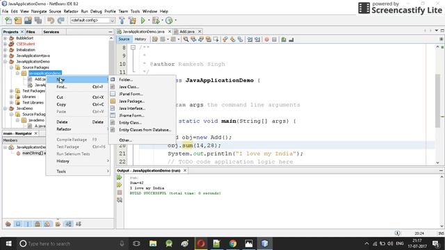 Netbeans First Program||JFrame||New Class In [Hindi]✓ смотреть онлайн