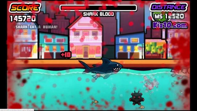 ANGRY SHARK ONLINE (flash game) смотреть онлайн
