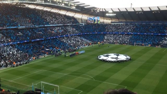 Champions League Theme Ethihad Stadium Manchester City Real Madrid смотреть онлайн