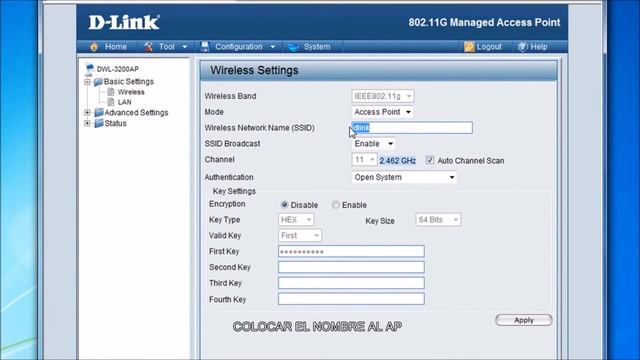 DLINK 3200 Yapılandırma   DLINK 3200 Configuration
